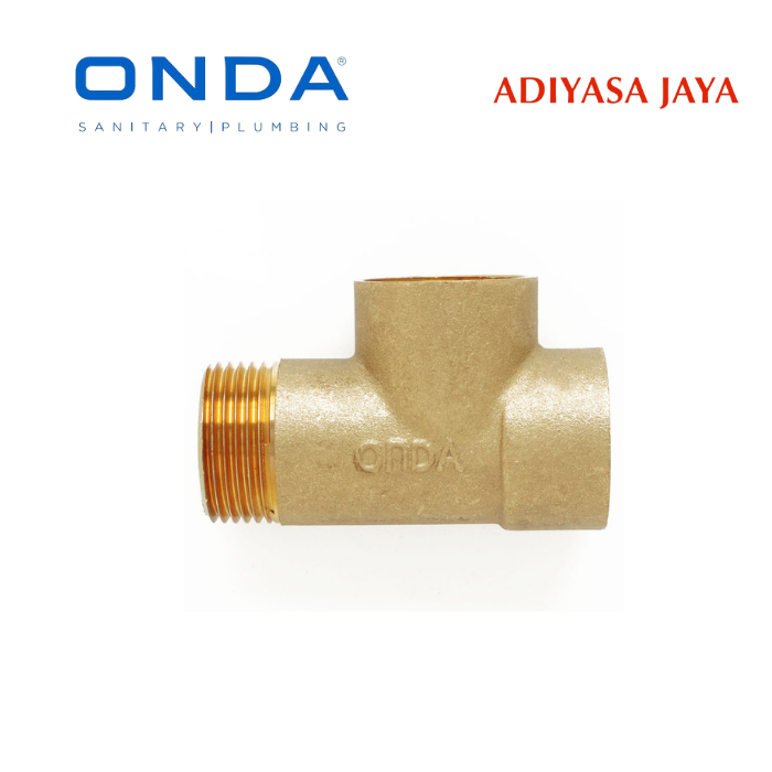 Tee Kuningan W3 1" (ONDA) / Brass Fitting