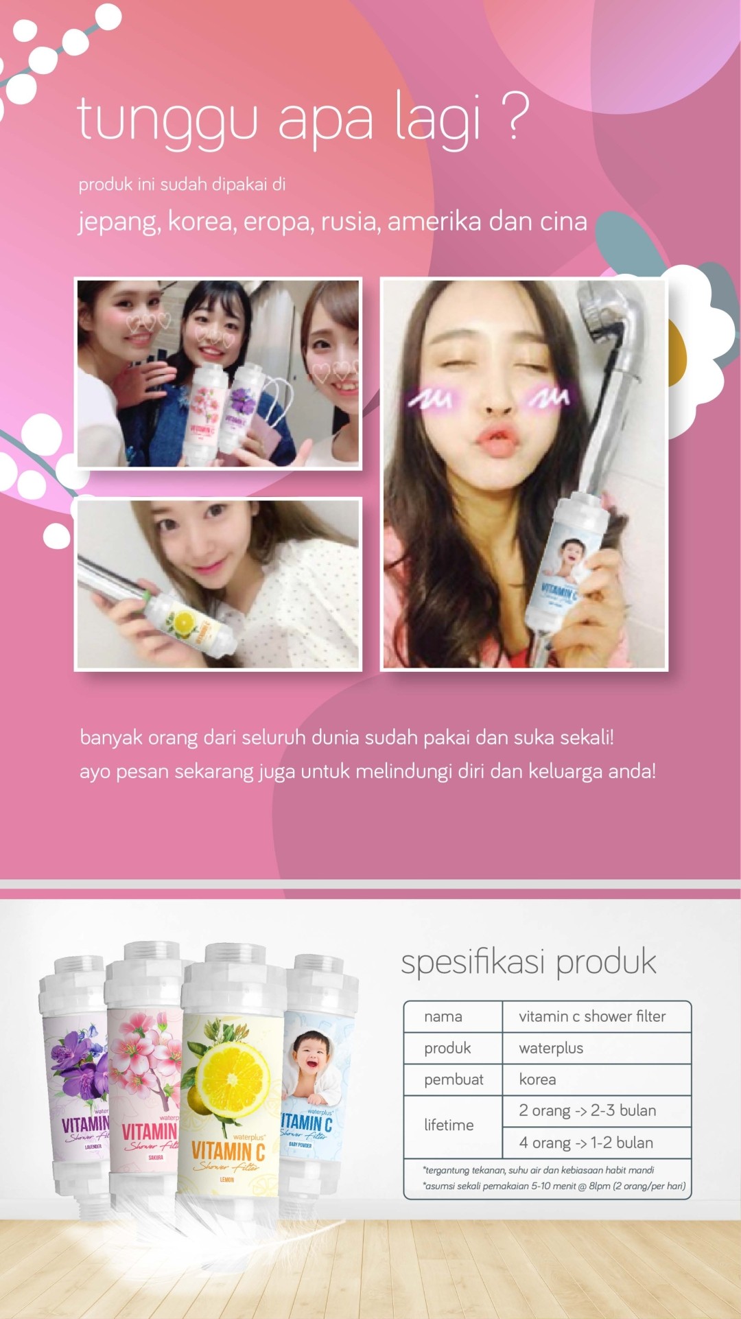 Vitamin C Shower Filter VCF-111 (Waterplus)