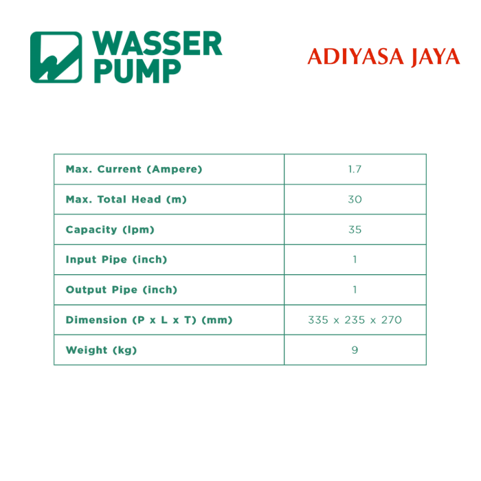 PB 218 EA (Wasser) / Booster Pump / Pompa Dorong