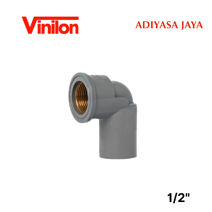 Faucet Elbow Metal AW (Vinilon) / KDD M (Knie Drat Dalam Metal)
