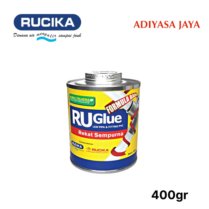 Ru Glue 400gr (Rucika) / Lem Pipa PVC