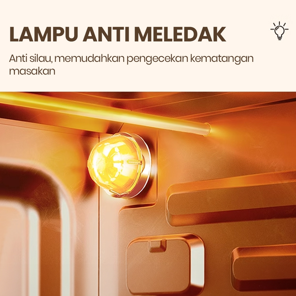 Electric Oven 22L (Mecoo) / Penghangat Makanan / Panggangan