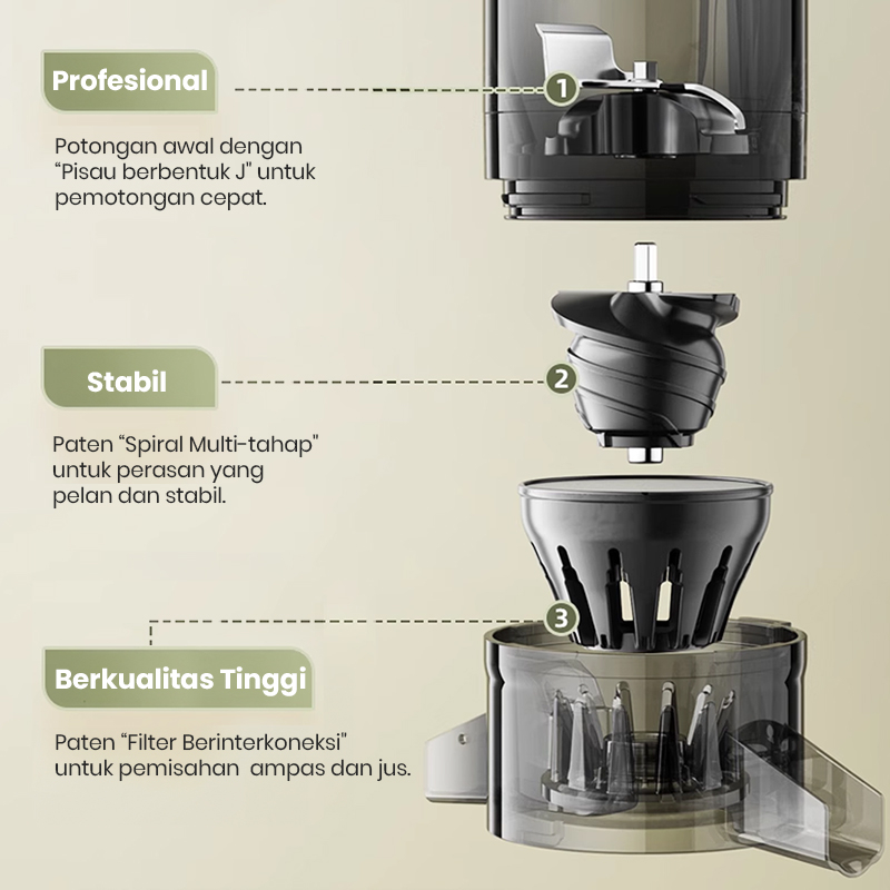 Slow Juicer (Mecoo) / Filter Free
