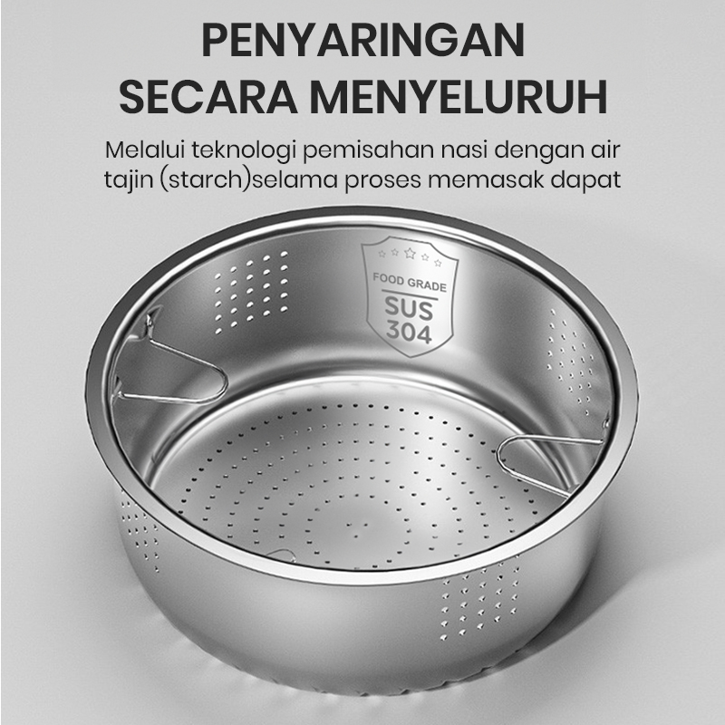 Rice Cooker 1.8L (Mecoo) / UltraWarmth 48H / Penanak Nasi