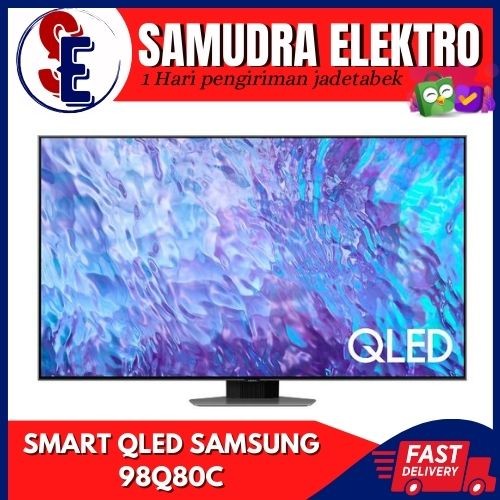 SAMSUNG 98Q80C SMART TV QLED UHD 4K HDR 98 INCH QA98Q80C FULL ARRAY