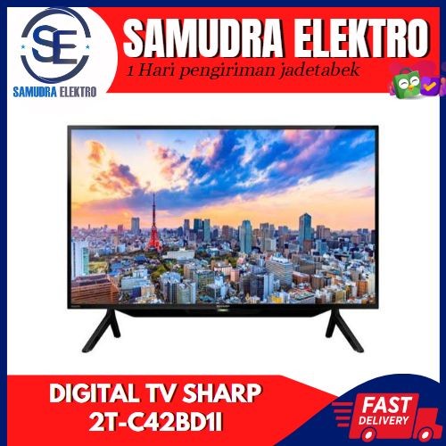 SHARP 2T-C42BD1I DIGITAL TV 42INCH FULL HD USB MOVIE 2TC42BD1I