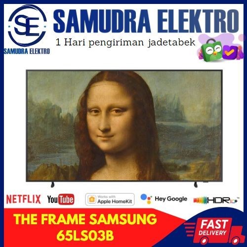 SAMSUNG QLED 65LS03B THE FRAME SMART TV UHD 4K 65INCH QA65LS03BAK