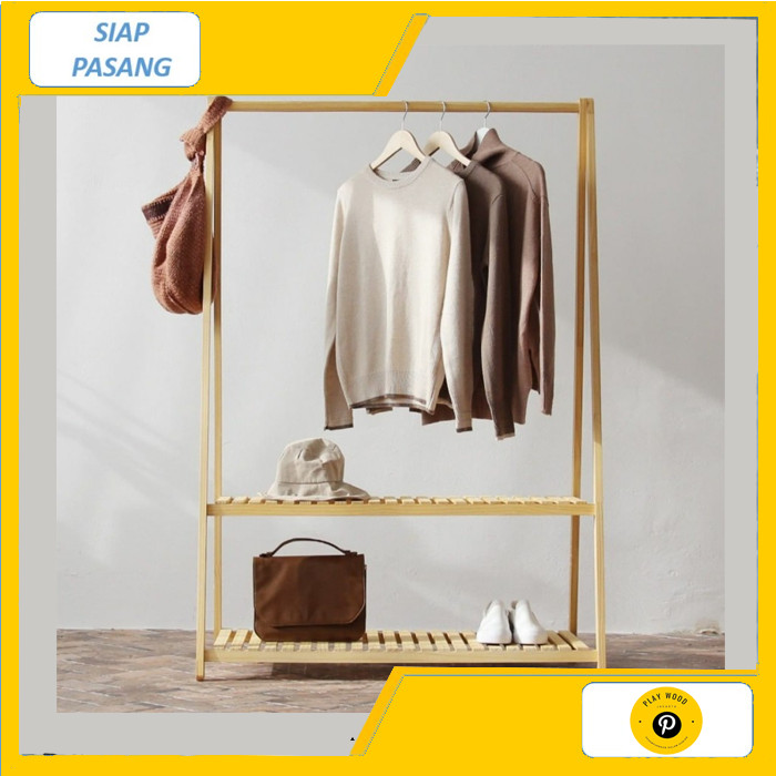 Jual Stand Hanger Rak Gantungan Baju Stand Hanger Jemuran Serbaguana