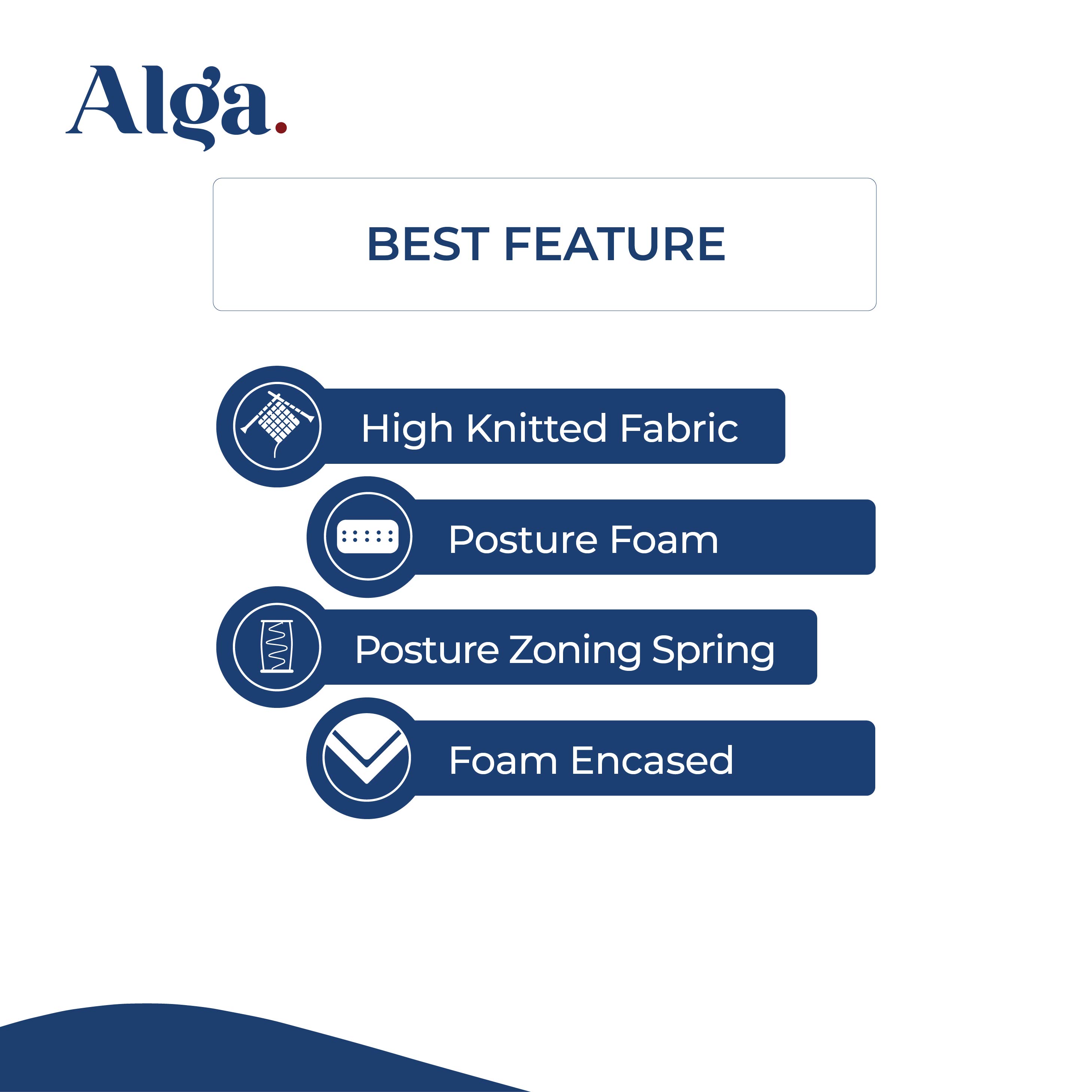 ALGA Confero High Top (Mattress Only)