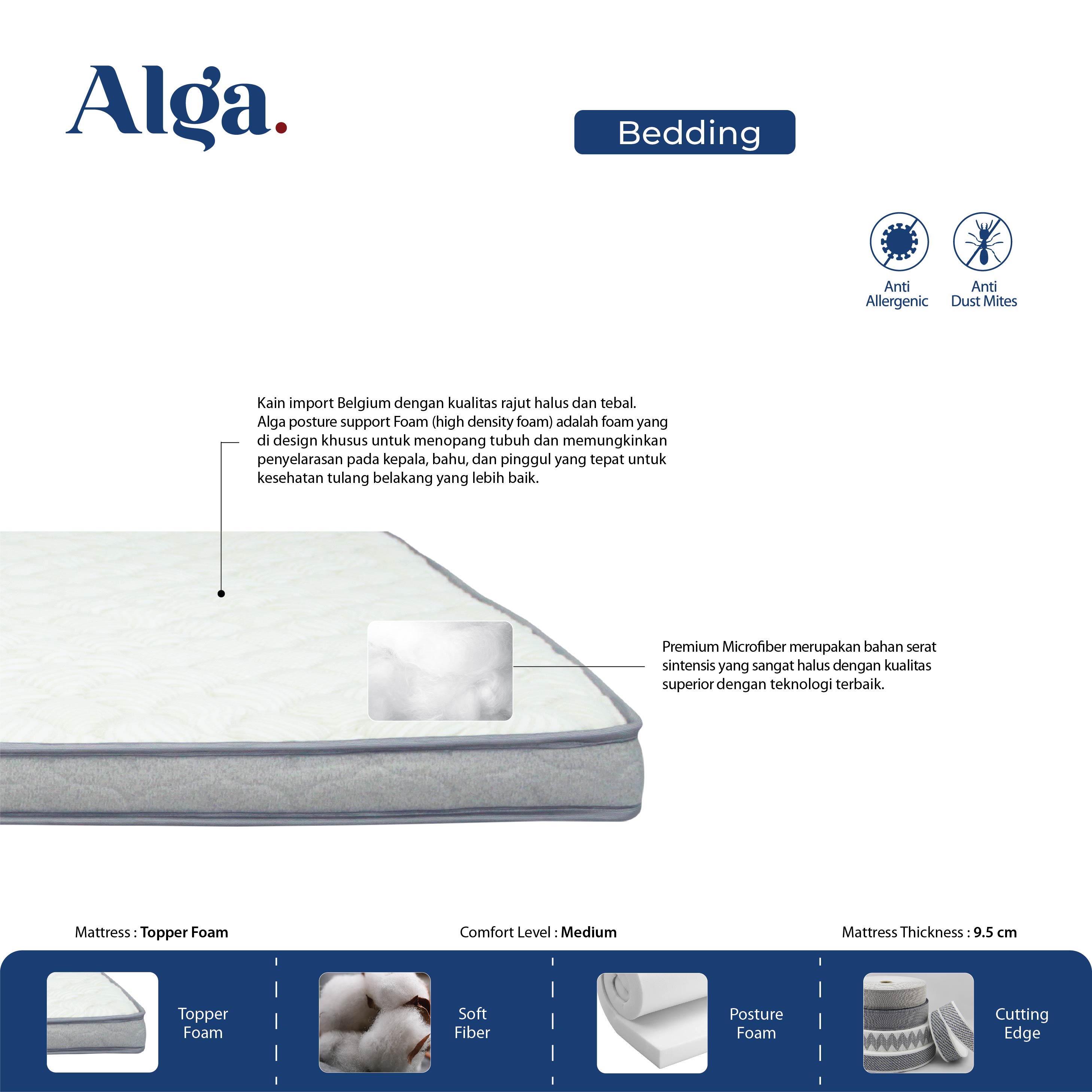 ALGA Topper Foam