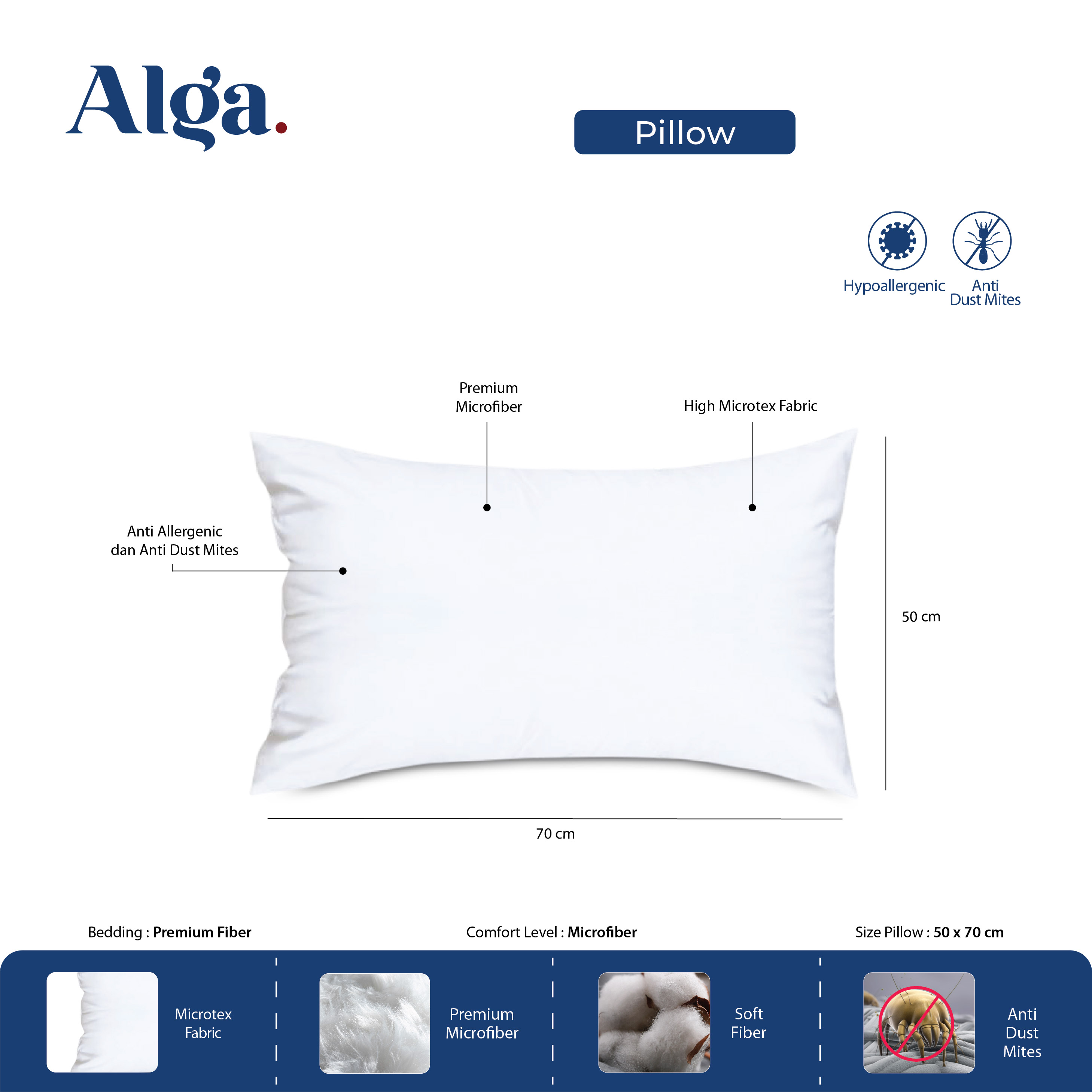 ALGA Bantal Microfiber