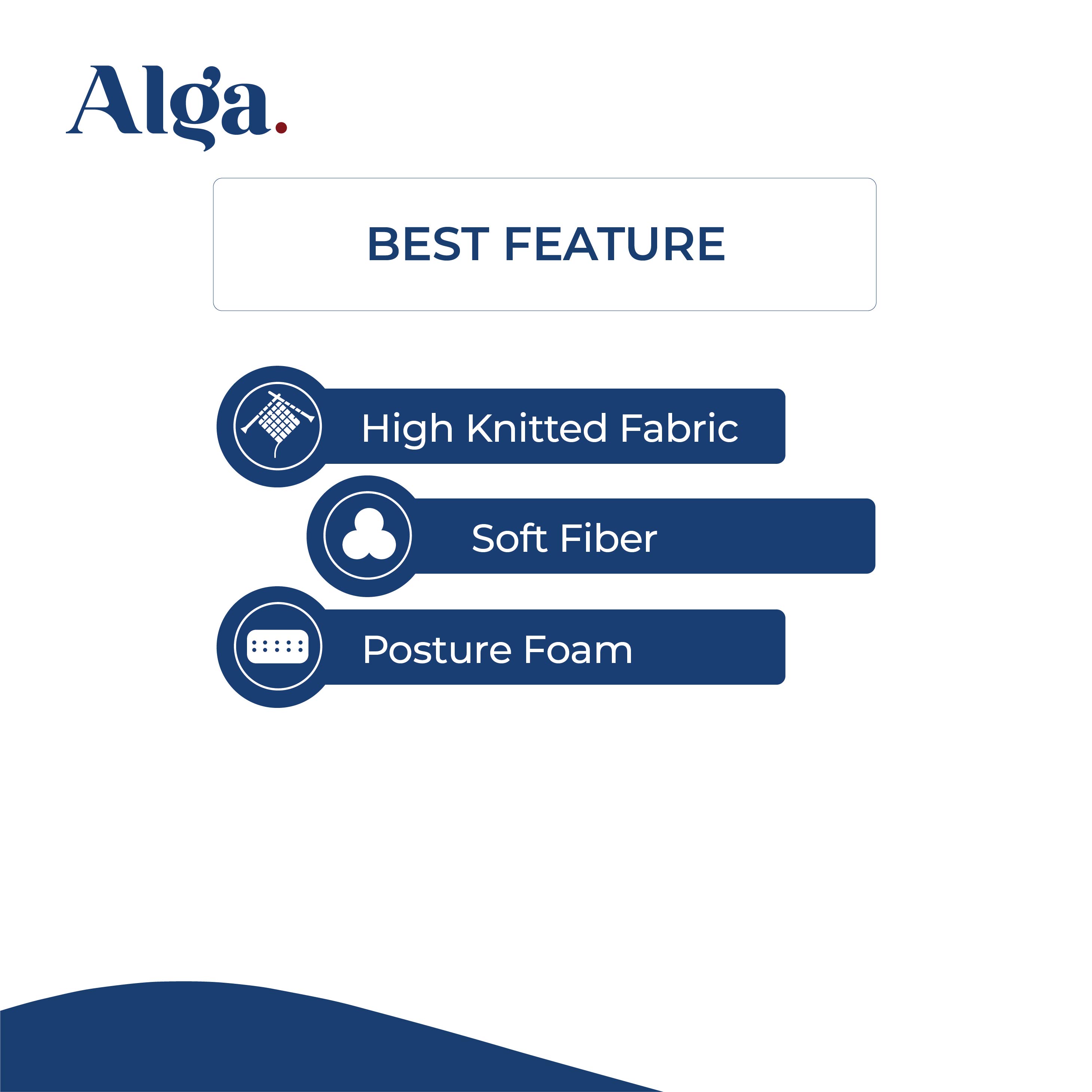 ALGA Travel Bed Jacquard 100x200