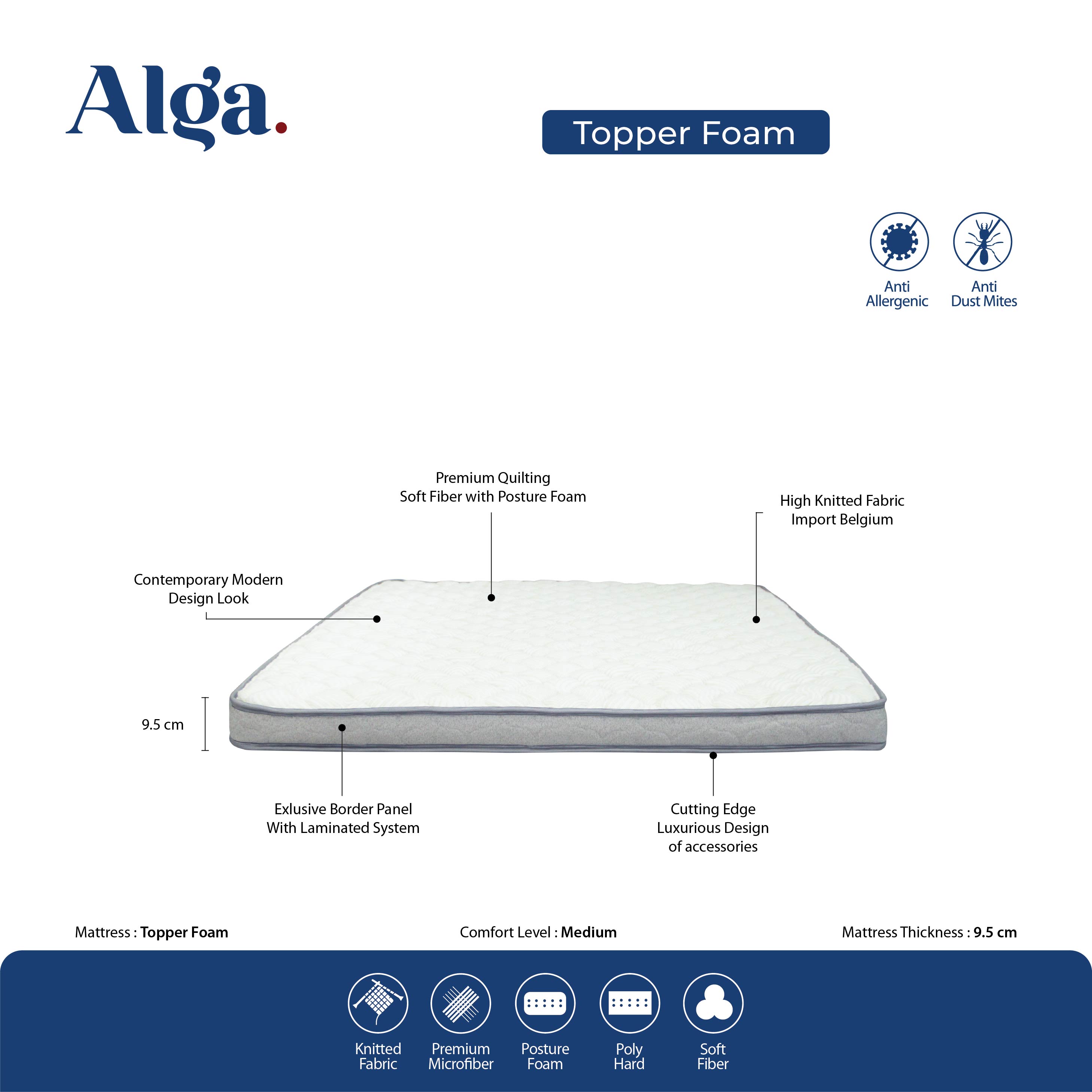 ALGA Topper Foam