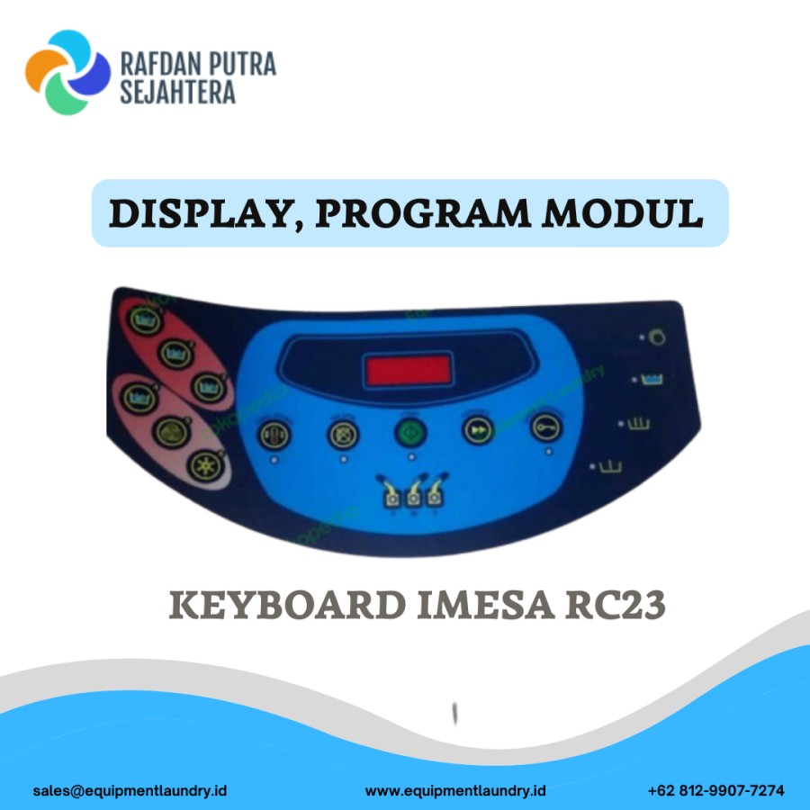 Keyboard Washer Imesa RC23 Display Program Modul IMESA IM9