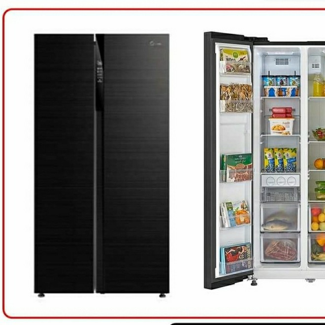 MIDEA MDRS710FGF28ID KULKAS SIDE BY SIDE 2 PINTU 532L