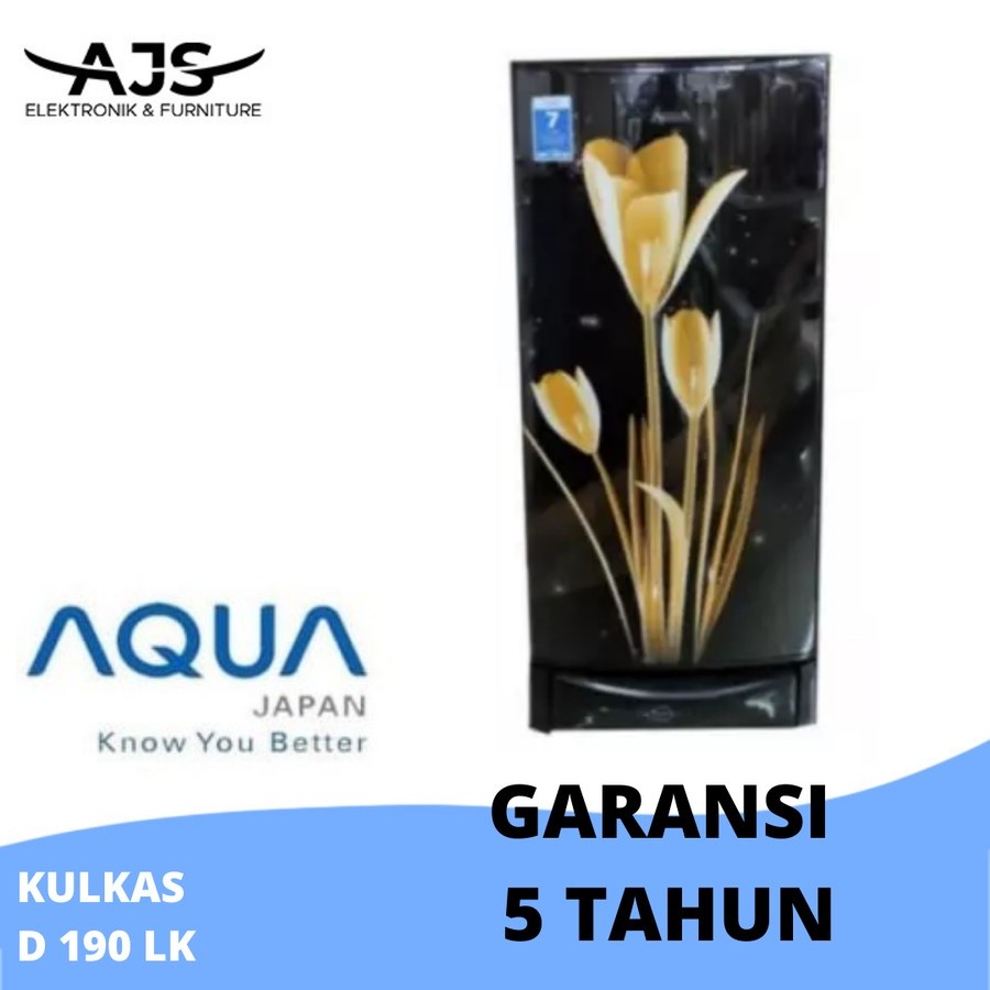 Kulkas 1 Pintu Aqua D 190 LB/LK Garansi Resmi - Kuning