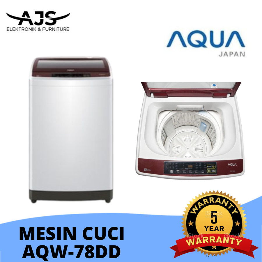 MESIN CUCI 1 TABUNG AQUA 78DD 7KG GARANSI RESMI TERMURAH