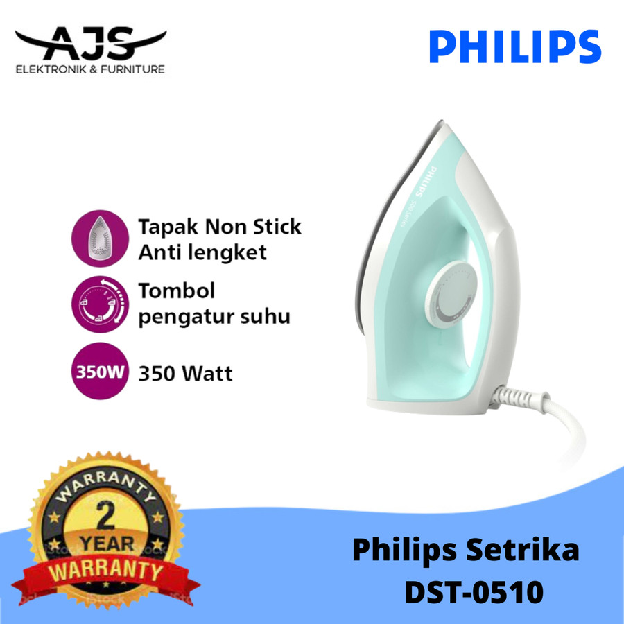 Philips Setrika Anti Lengket Philips DST 0510 DST0510 DST-0510