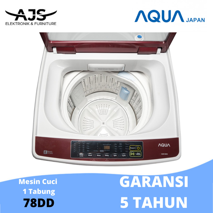 MESIN CUCI 1 TABUNG AQUA 78DD 7KG GARANSI RESMI TERMURAH