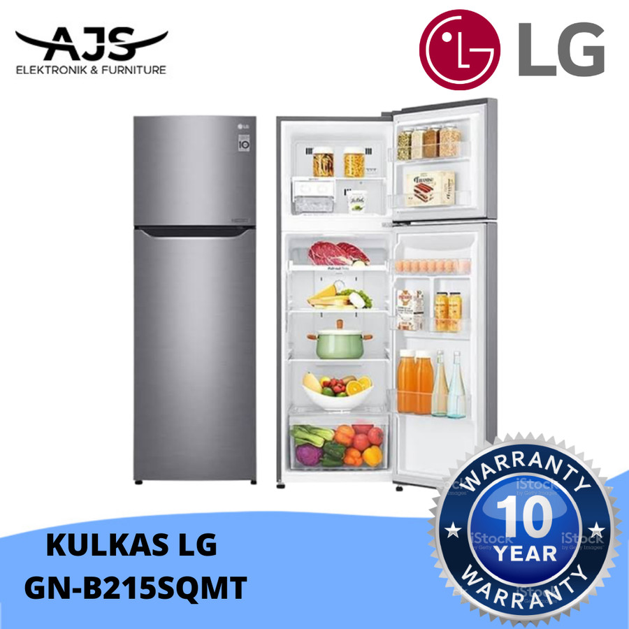 Kulkas LG GN-B215SQMT Kulkas 2 Pintu - Smart Inverter Compressor 225L