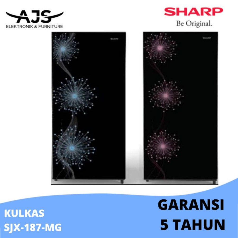 KULKAS SHARP 1 PINTU SJX187MG GARANSI RESMI 
