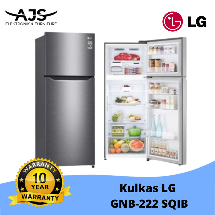 Kulkas LG 2 pintu GN-B 222 SQIB / GN-B222SQIB Garansi RESMI LG