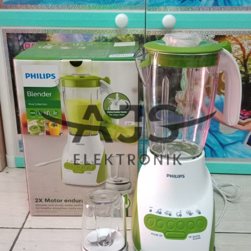 PHILIPS Blender Plastik 2Liter HR2115 - Garansi Resmi HR 2115