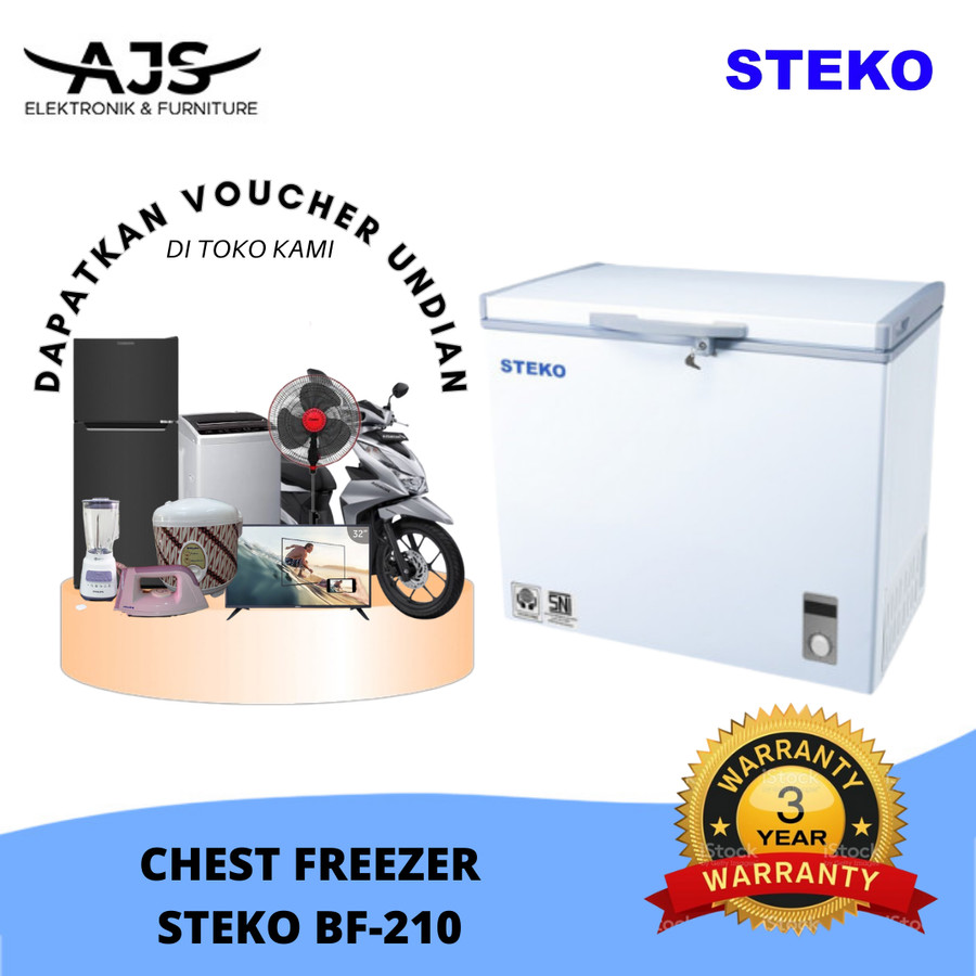 Chest freezer Box Steko BF 210 200 Liter