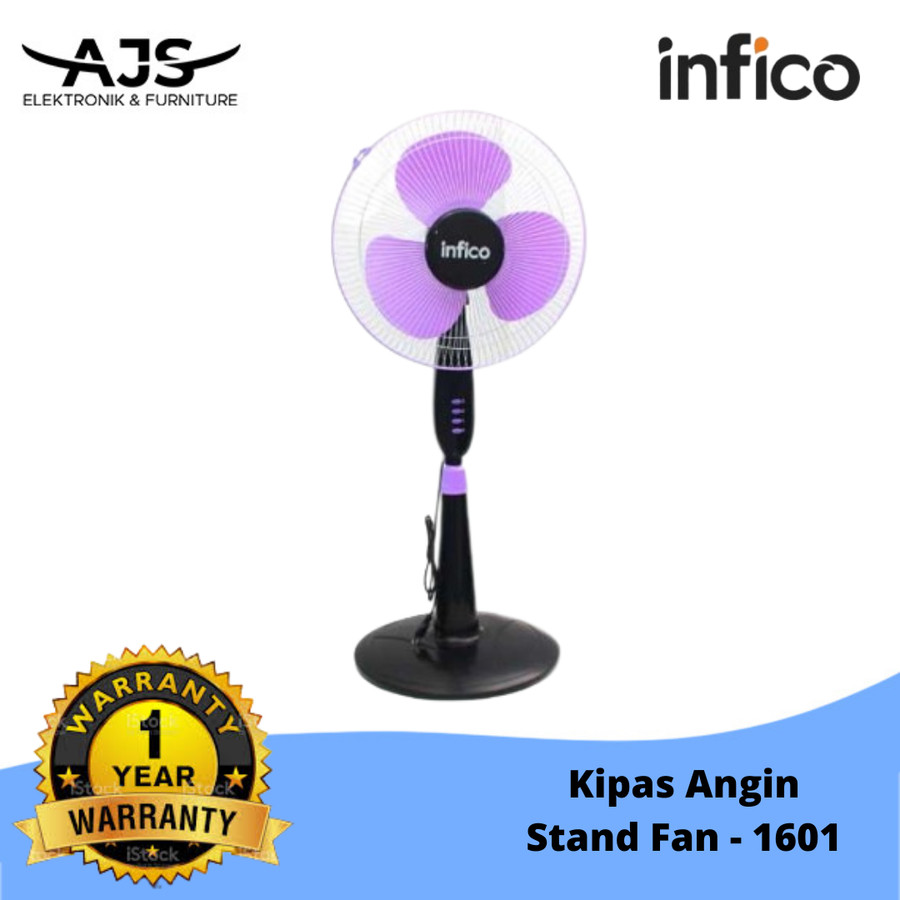 Kipas Angin Berdiri Infico ISF 1601 SNI - Stand Fan 16 inch Garansi
