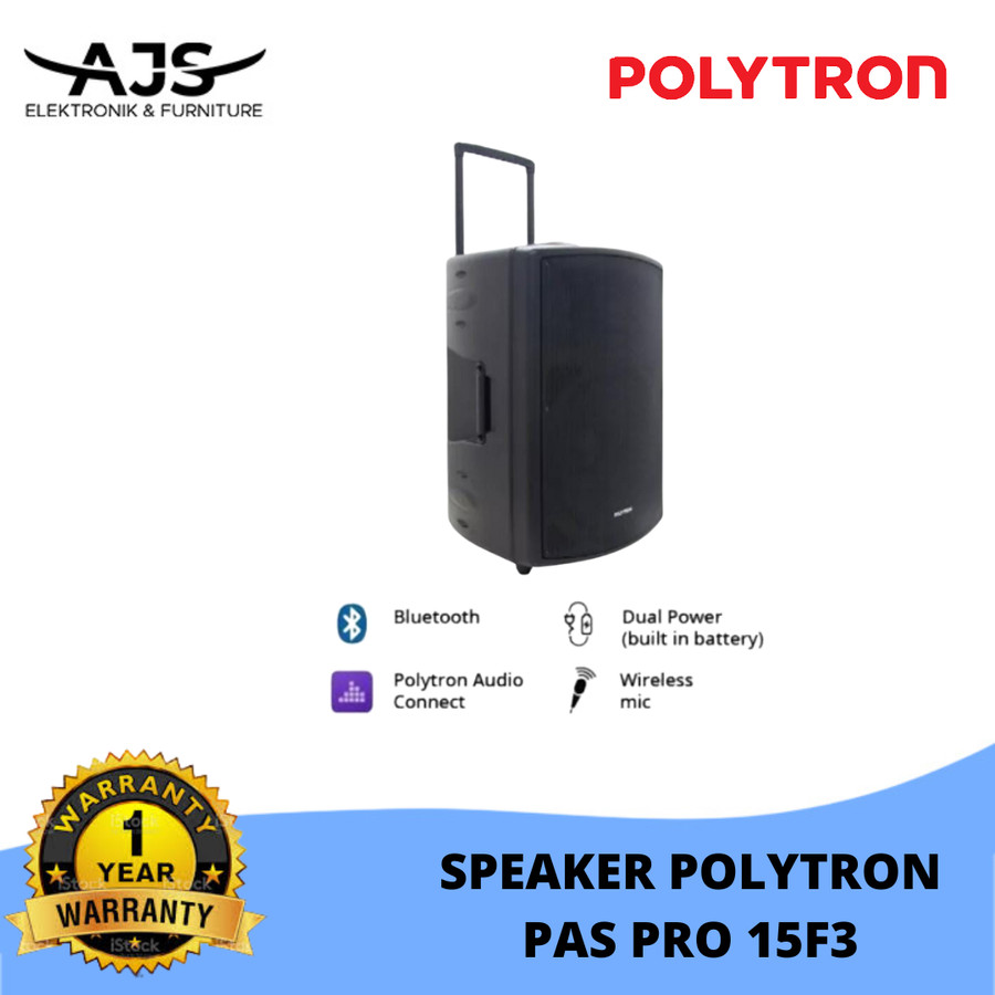 TERBARU POLYTRON SPEAKER AKTIF PAS PRO 15 F3/PAS PRO15 F3 GARANSI