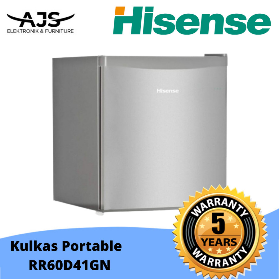 KULKAS PORTABLE HISENSE RR60D4IGN GARANSI RESMI