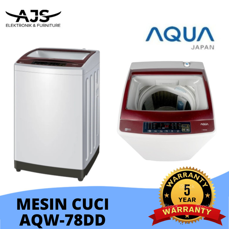 MESIN CUCI 1 TABUNG AQUA 78DD 7KG GARANSI RESMI TERMURAH