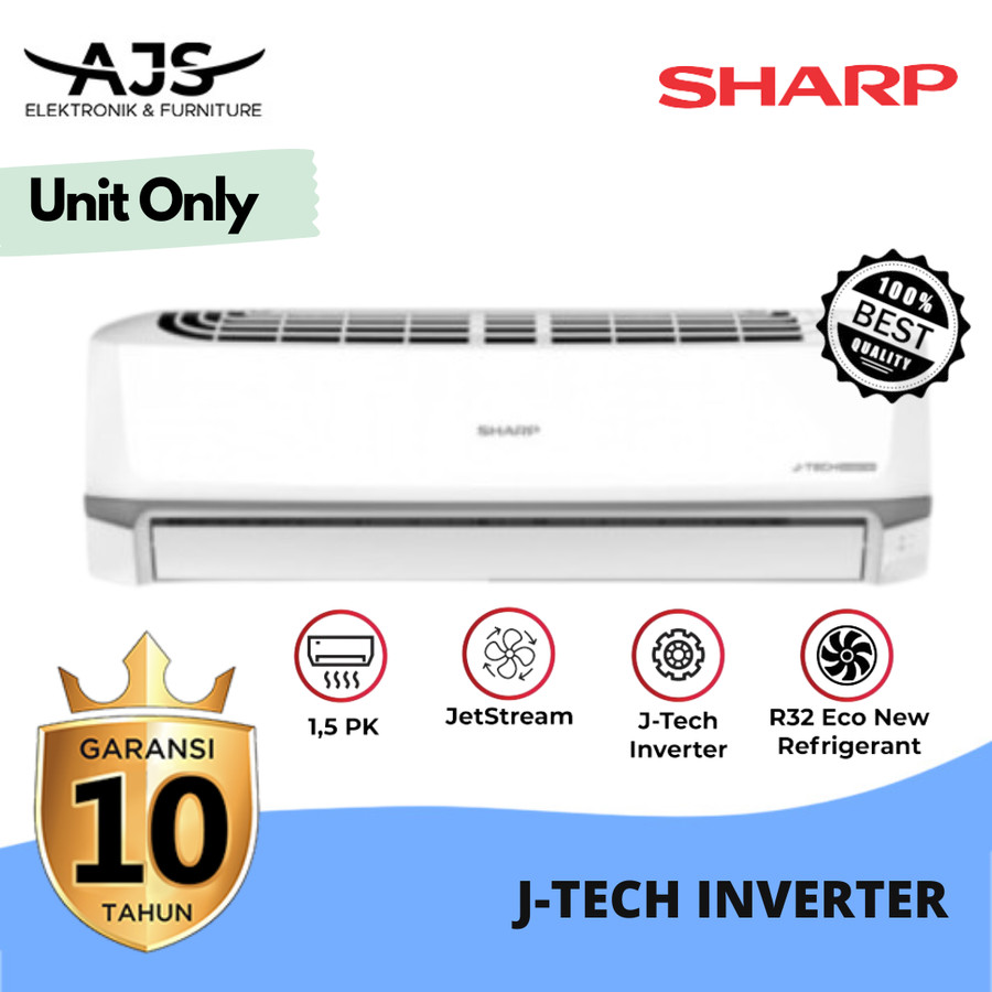 AC SHARP INVERTER AH - X13ZY 1 ,5 PK AH-X13ZY - UNIT ONLY