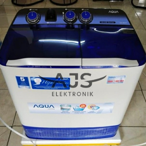 MESIN CUCI AQUA JAPAN QW850XT 8KG 2 TABUNG 850XT 8 KG 850 HIJAB SERIES