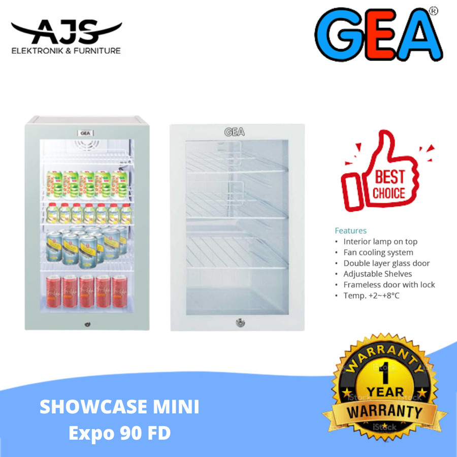 Showcase Mini GEA EXPO 90FD / EXPO 90 FD 92 Liter Display Cooler