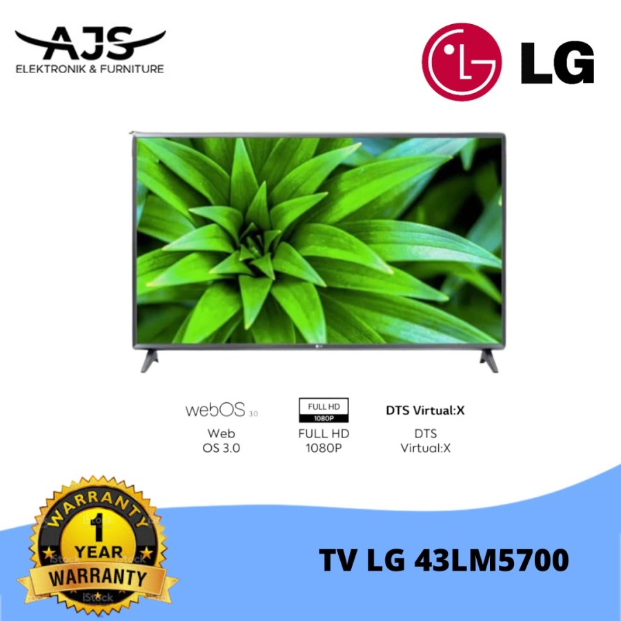 TV LG 43LM5700 FULL HD LED SMART TV 43INC GARANSI RESMI