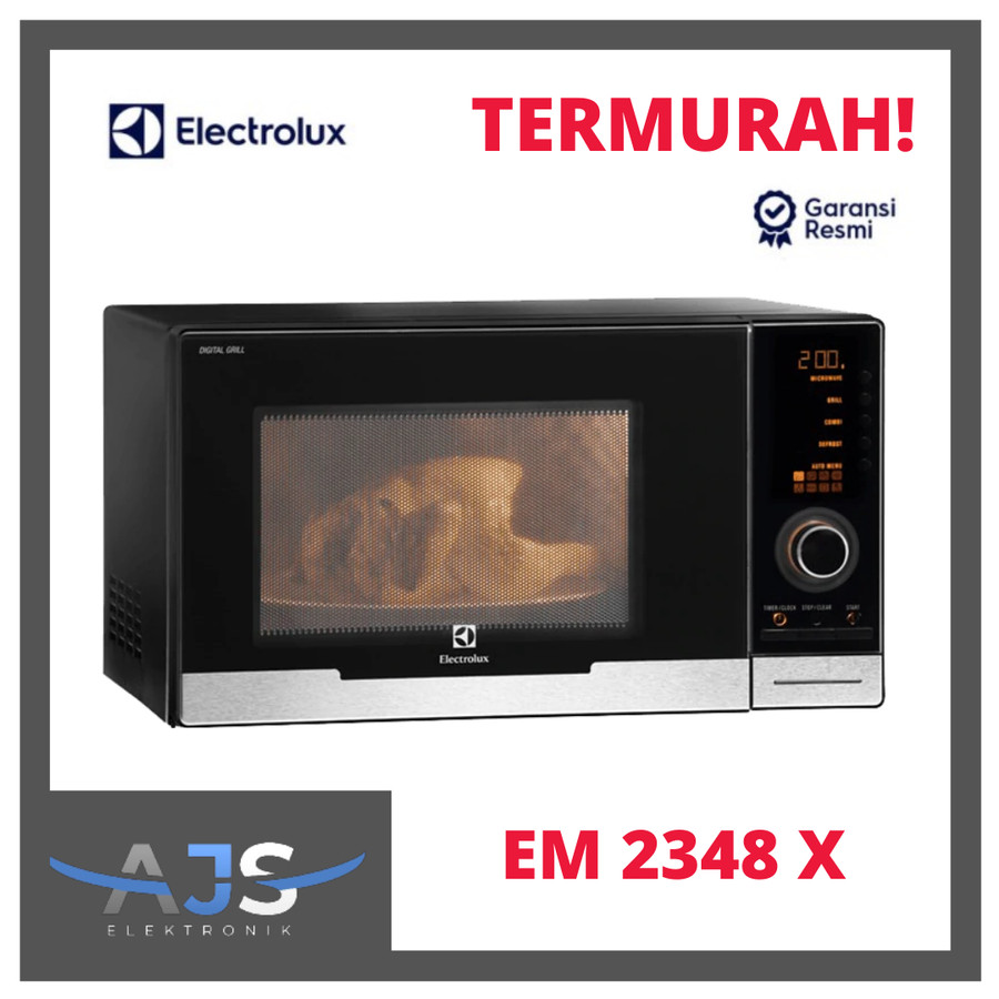 MICROWAVE OVEN ELECTROLUX EM 2348X GARANSI RESMI TERJANGKAU