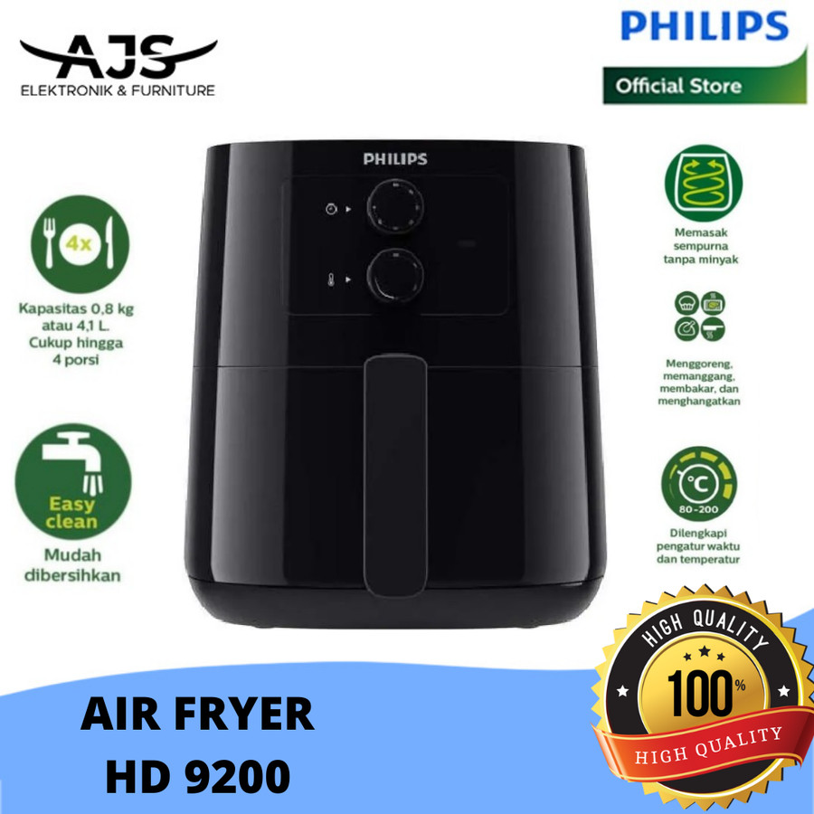 PHILIPS Essential Air Fryer HD9200 4,1 Liter HD 9200