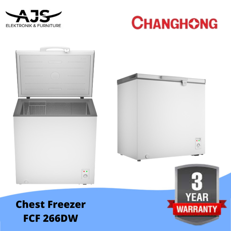 Chest Freezer Changhong 220 Liter FCF-266-DW FCF266DW FCF 266 DW