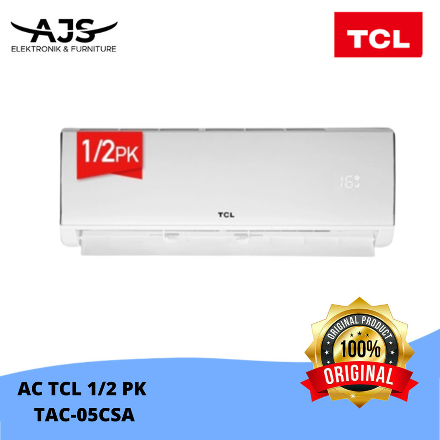 AC 1/2 PK TCL TAC-05CSA TAC05CSA 390 WATT SILENT MODE R410 TURBO COOL