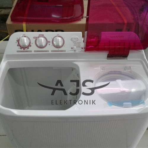 MESIN CUCI 2 TABUNG SHARP EST 85 CR GRS RESMI TERMURAH
