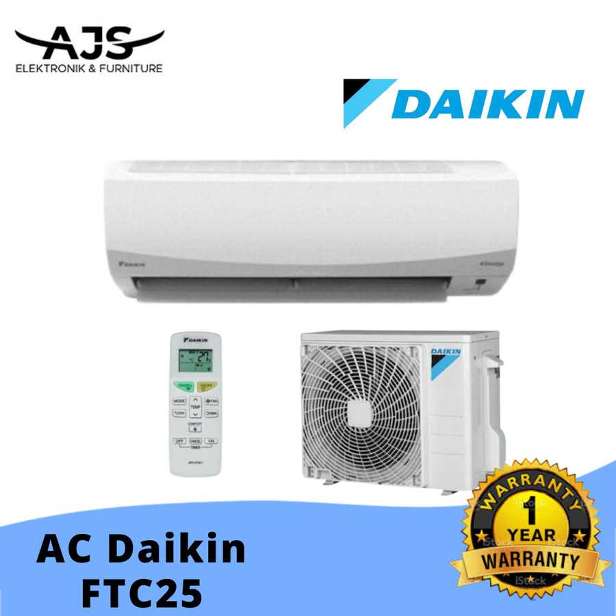 AC DAIKIN 1 PK FTC25NV14 AC STANDARD 1PK SPLIT FTC 25 THAILAND