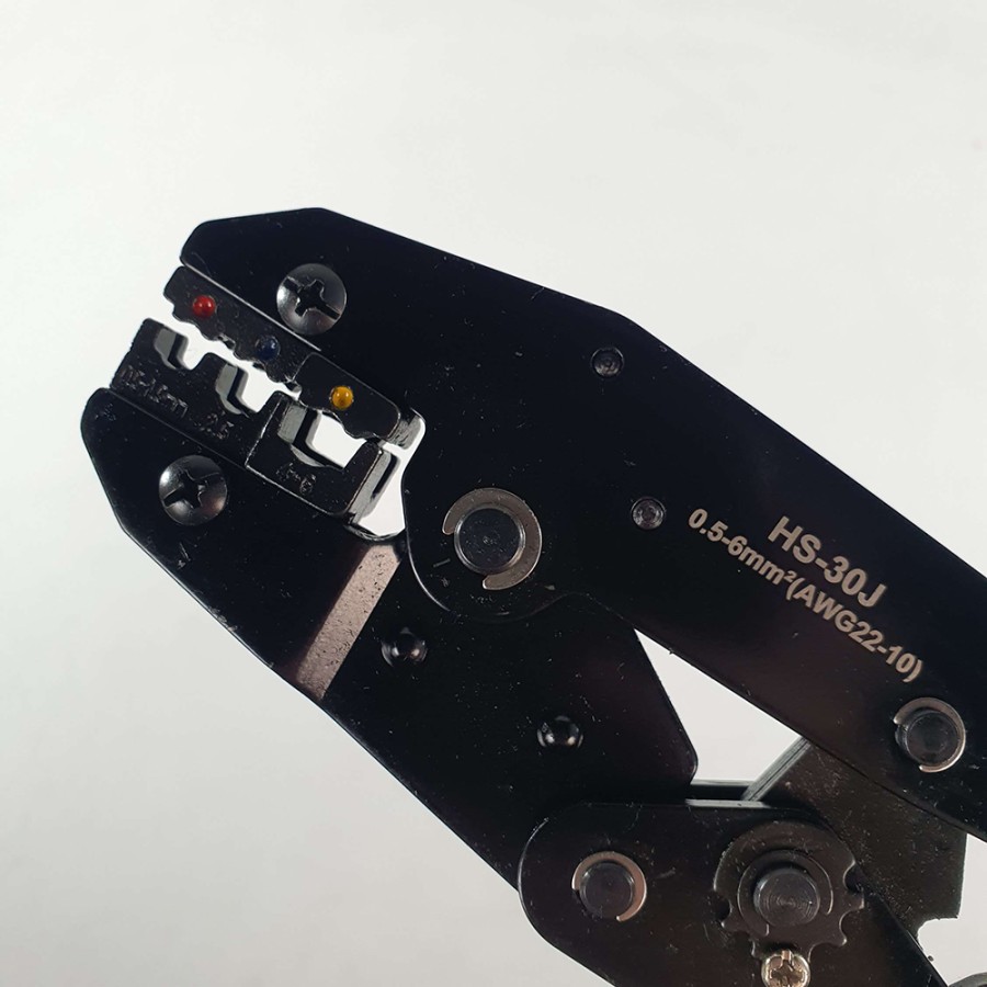 Tang Press Skun Kabel 1.5 - 6mm Ratchet Crimping Insulation Plier HS-30J