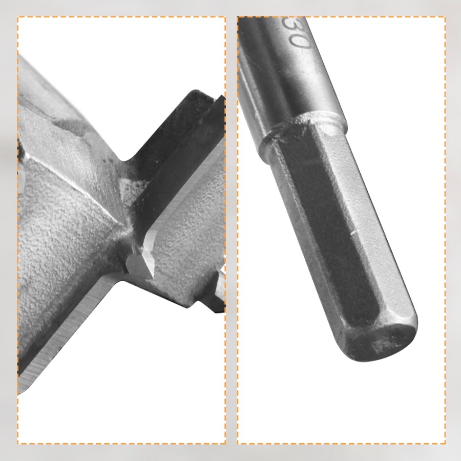 Mata Bor Kayu 30mm Engsel Sendok Hole Saw Forstner Auger Drill Bit 430