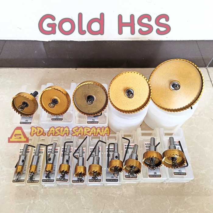 [75mm] Hole Saw HSS Besi 75 mm BLACKFOOT Mata Bor Lubang Holesaw ORI