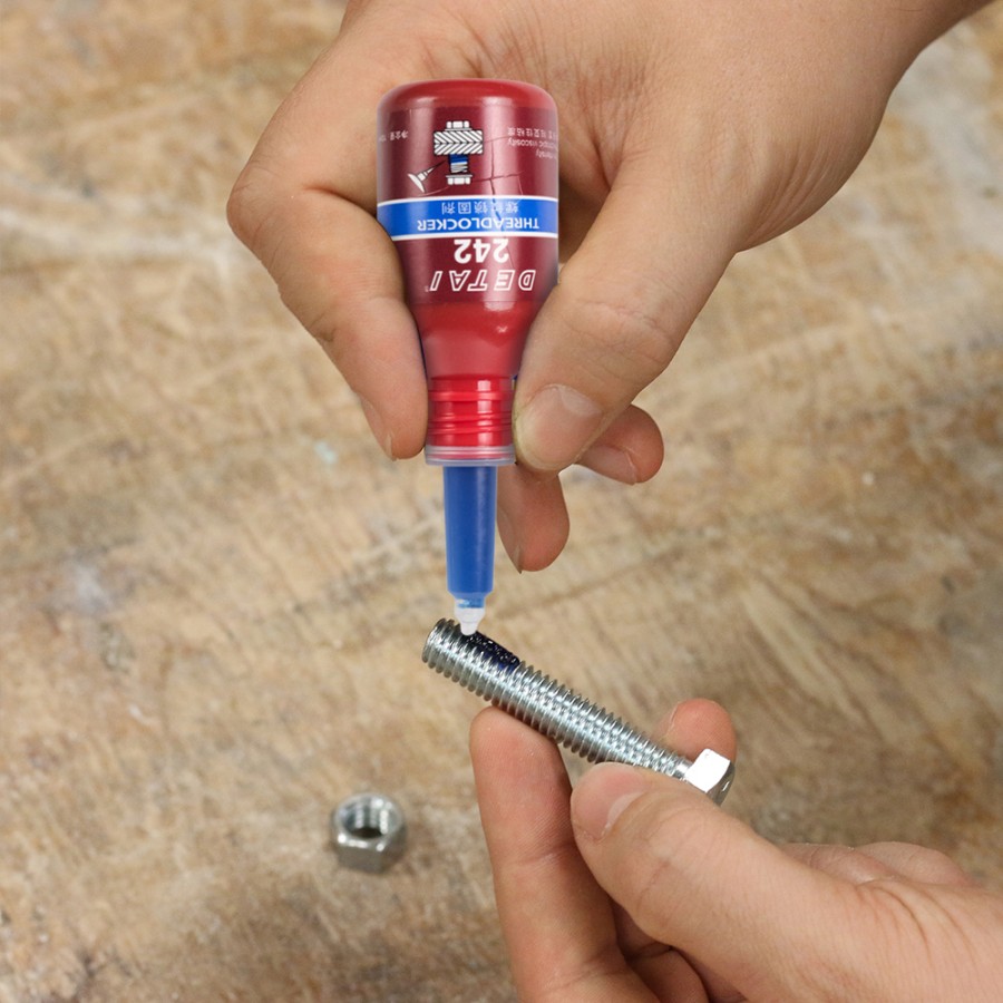 Lem Baut Mur 10ml (242) Multifungsi Blue Thread Locker Anaerobic Glue