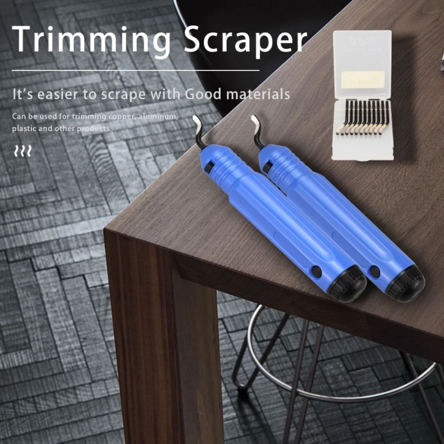 Alat Pengikis Deburring Tepi Besi Pipa Kerok Amplas Scraper Trimming Plastik 3D S10