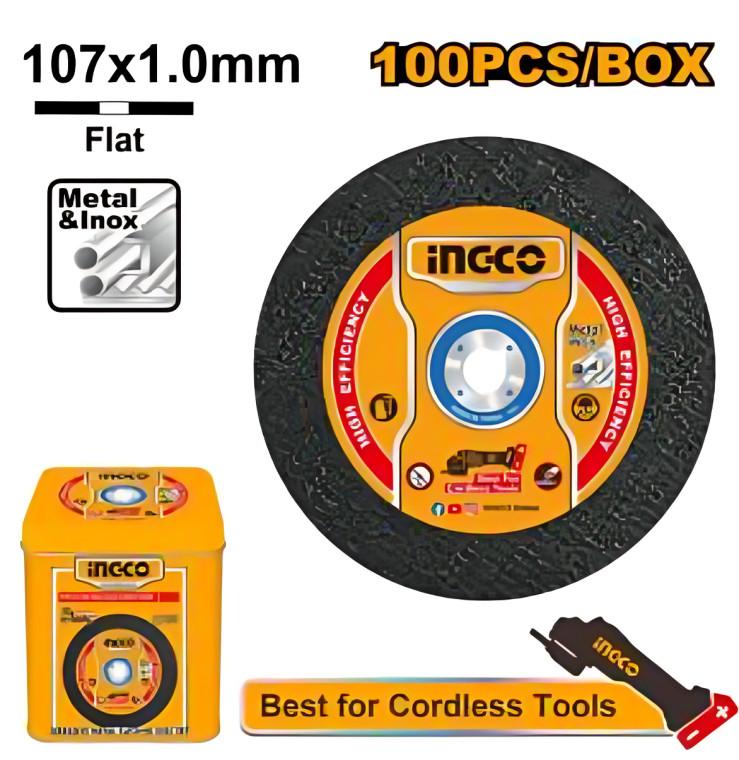 Mata Cutting Gerinda 4" Inch INGCO MCD10107100 Batu Potong Besi Disc Wheel