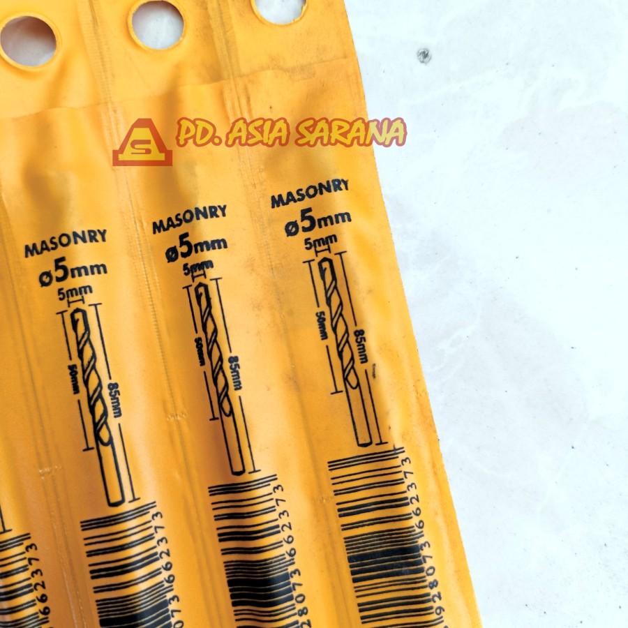 [SATUAN] Mata Bor Beton Tembok 5 x 85mm INGCO DBM111051 Masonry Drill