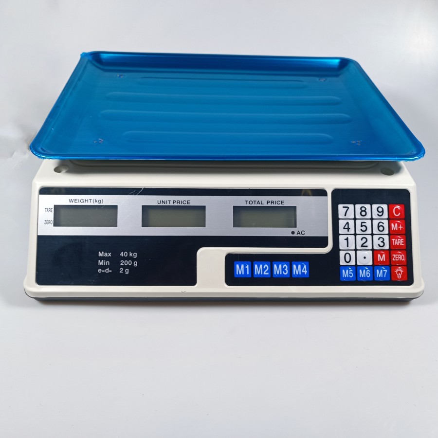 Timbangan Digital 40kg Barang Buah Laundry Sayur Harga LCD 40 Kg BC-209